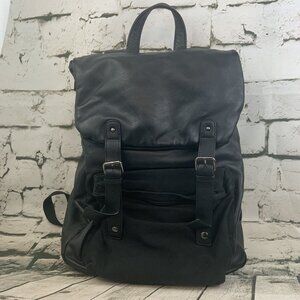 Plus One Black Backpack Straps Fold Over